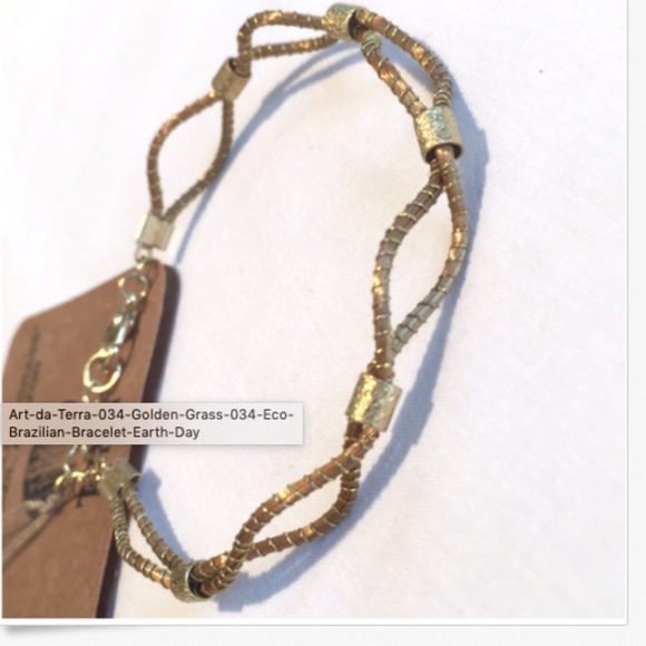 Art da Terra Jewelry - Art da Terra "Golden Grass" Brazilian Bracelet